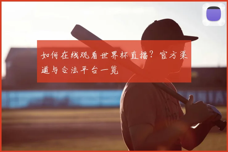 如何在线观看世界杯直播？官方渠道与合法平台一览